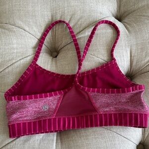 Lululemon Athletica Raspberry Sports Bra